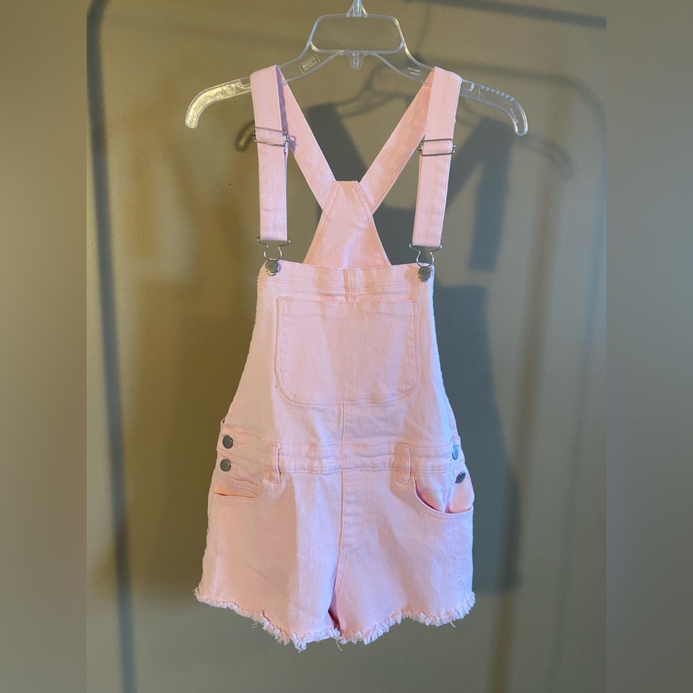 Pink overalls